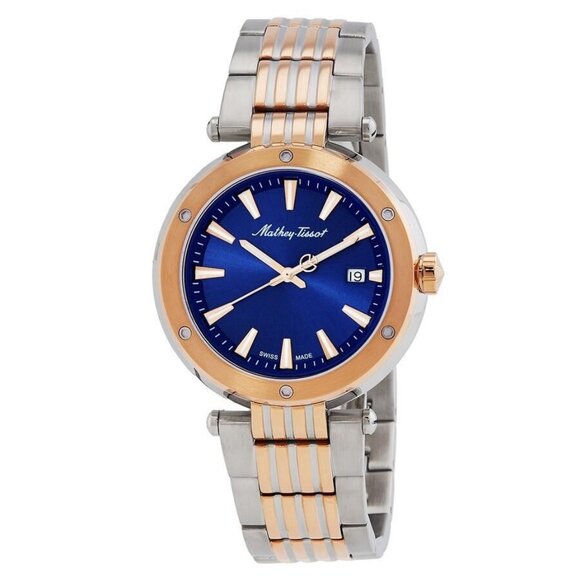 NWT Mathey-Tissot Fashion Men's Quartz Steel Authentic Watch - Picture 1 of 3